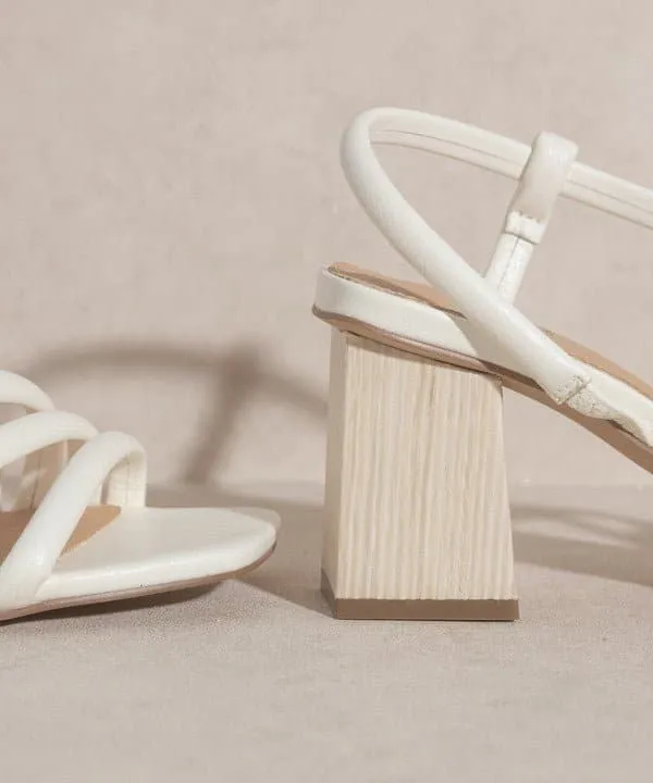 Ashley Wooden Heel Sandal