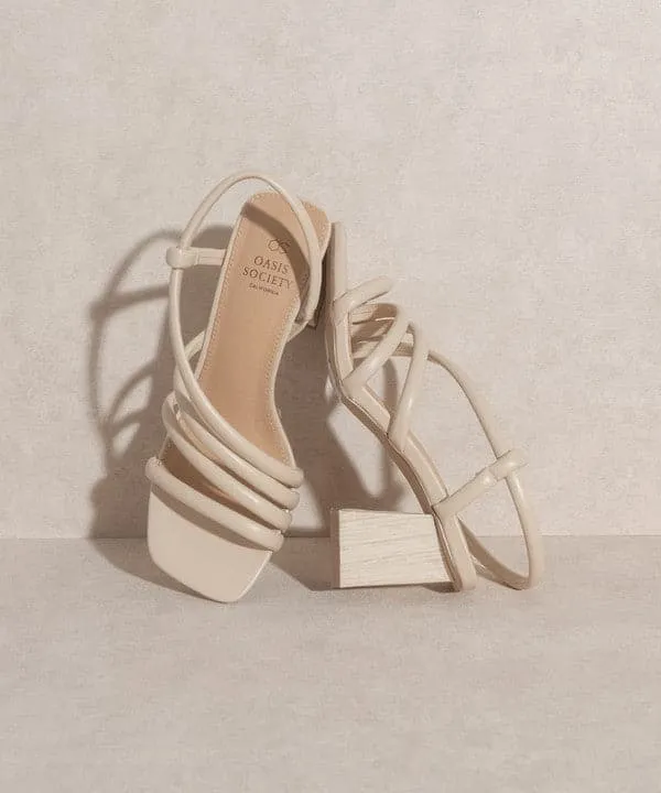 Ashley Wooden Heel Sandal