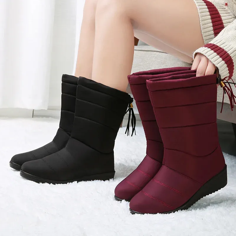 BORA | Mid-Calf Plush Winter Boots