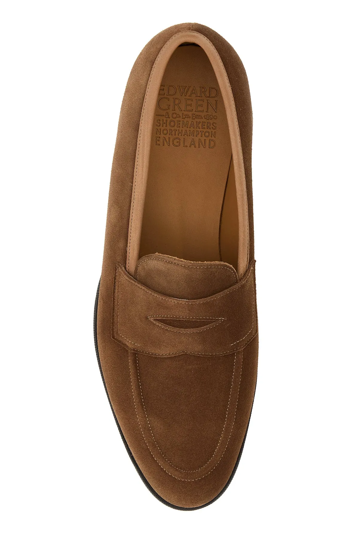 Brown suede Piccadilly loafers
