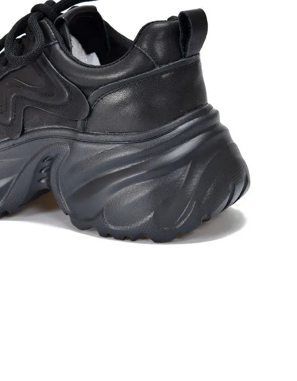 Comfortable Casual Platform Leather Sneakers