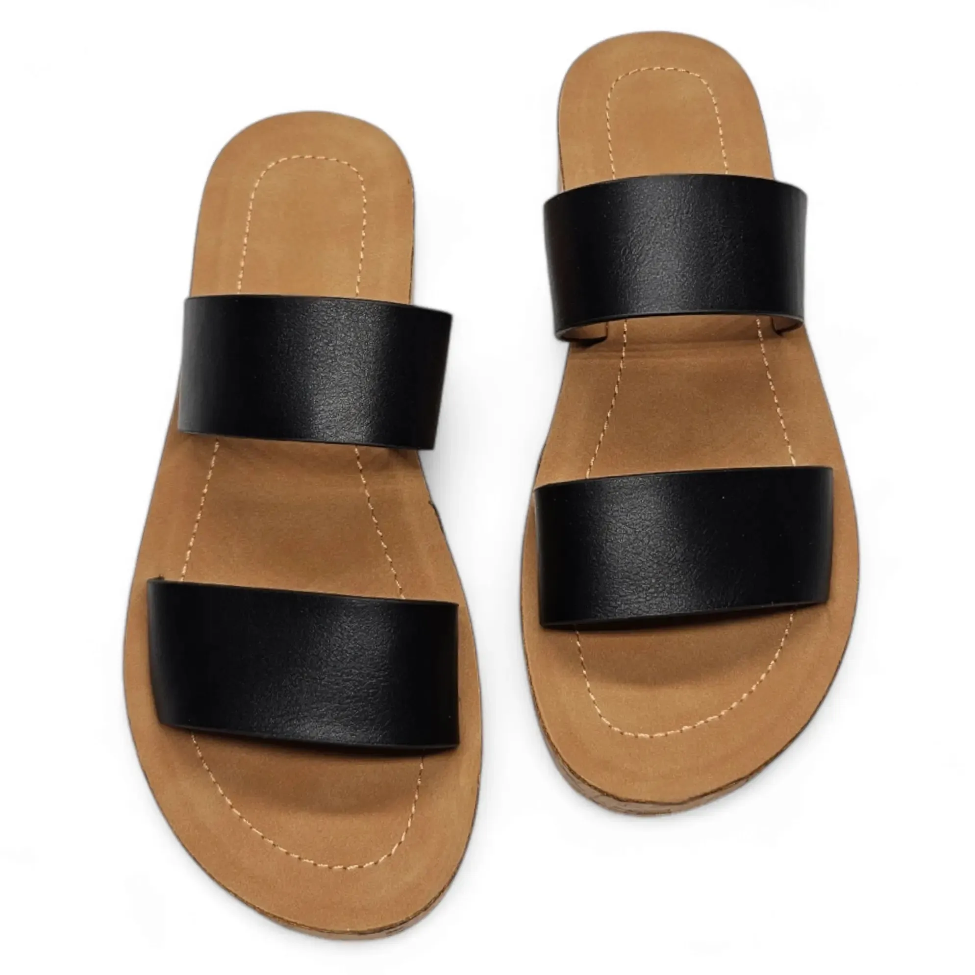 Double Band Platform Whisper Sandal