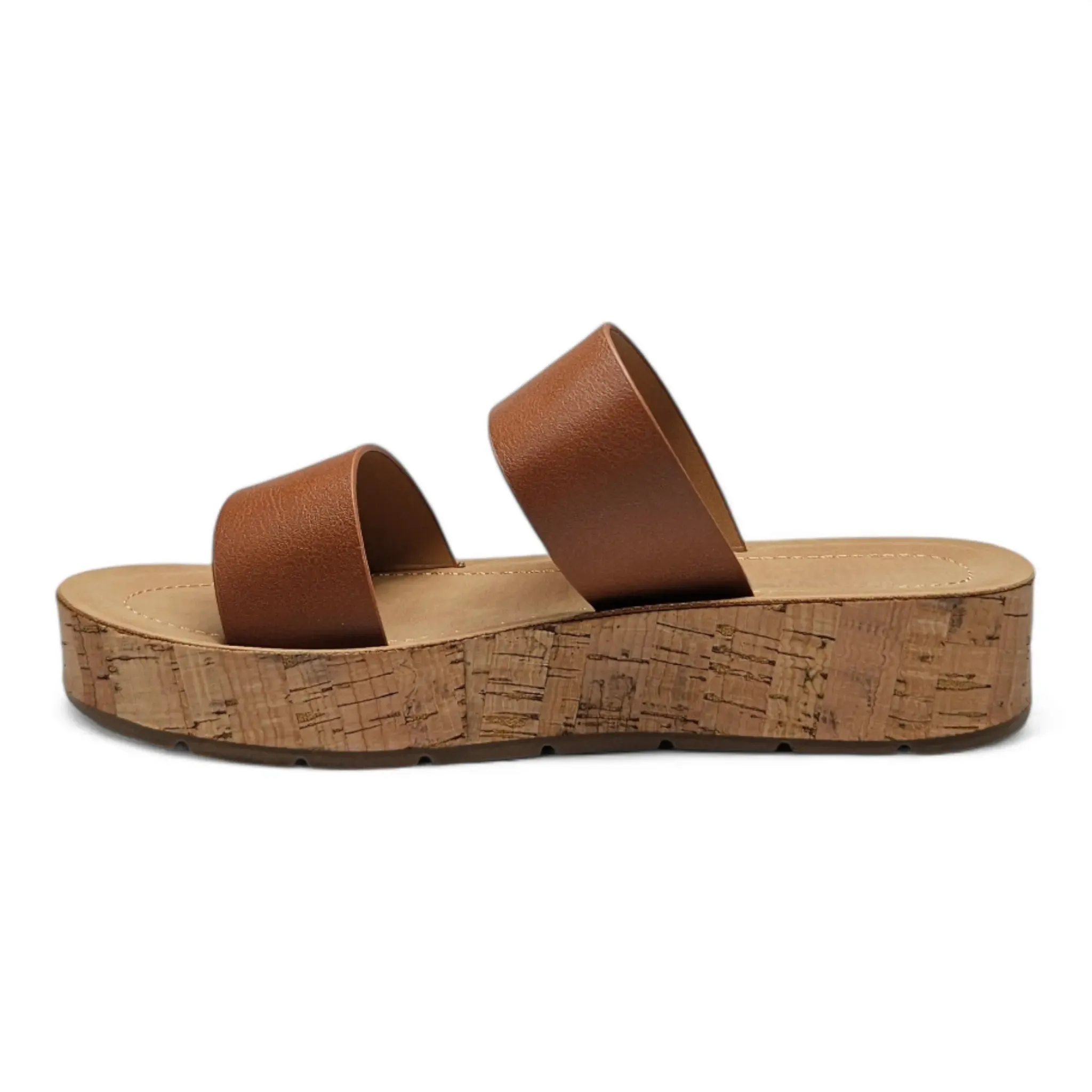 Double Band Platform Whisper Sandal