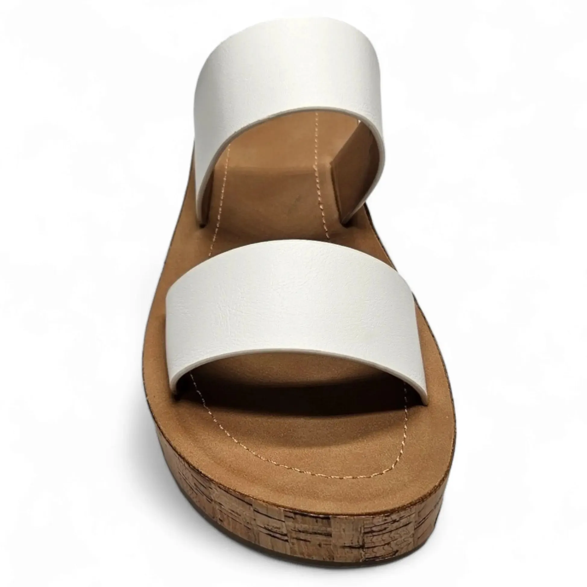 Double Band Platform Whisper Sandal
