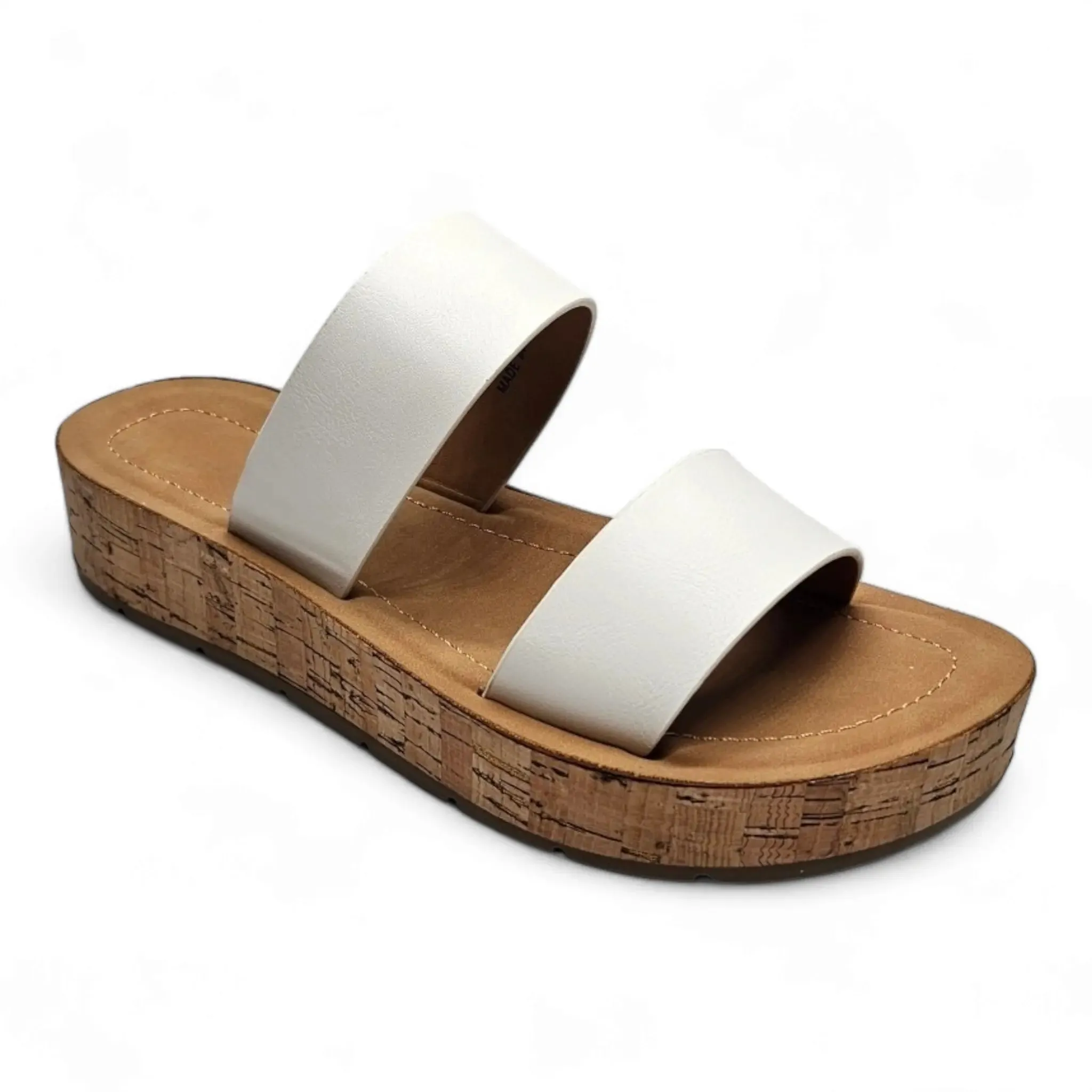 Double Band Platform Whisper Sandal