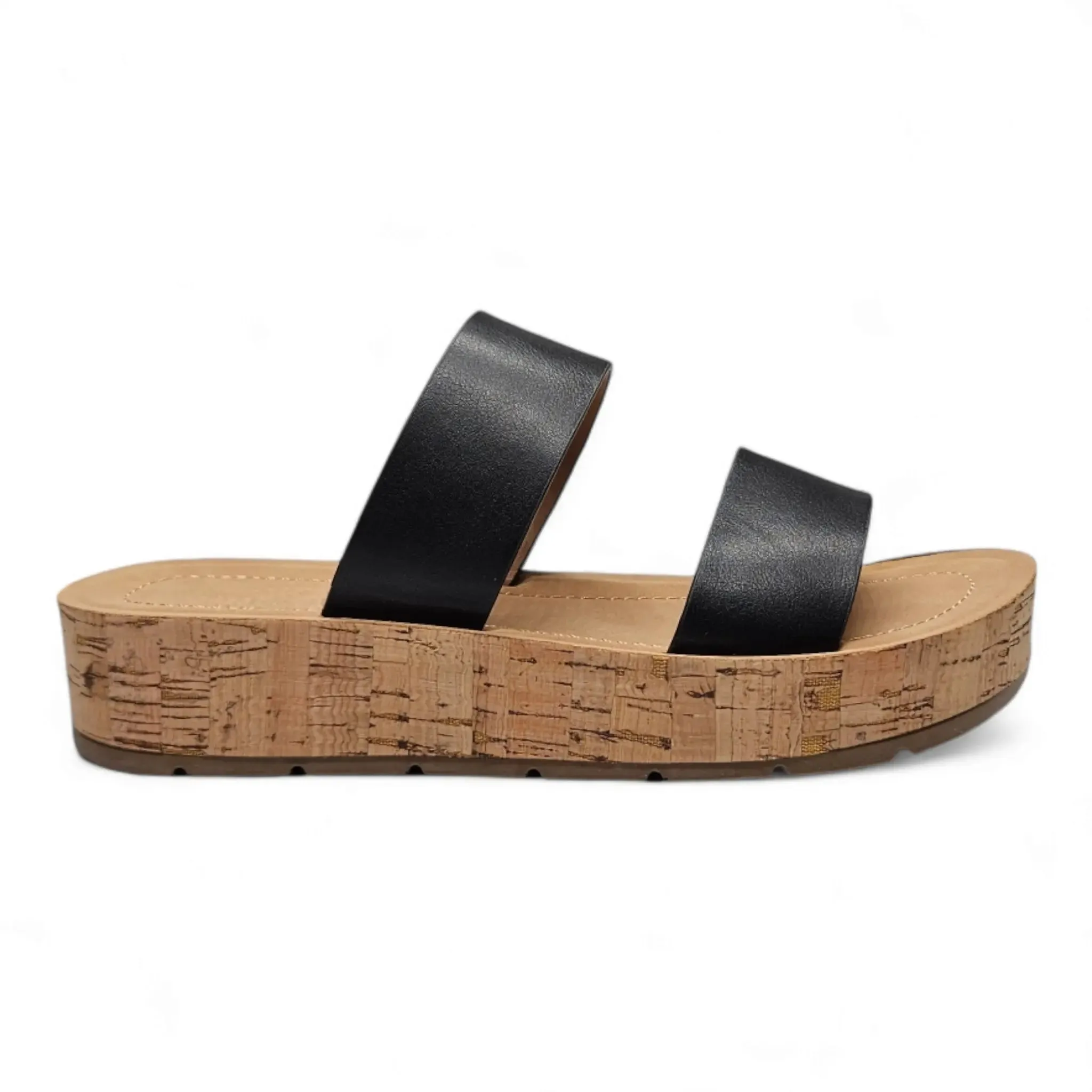 Double Band Platform Whisper Sandal