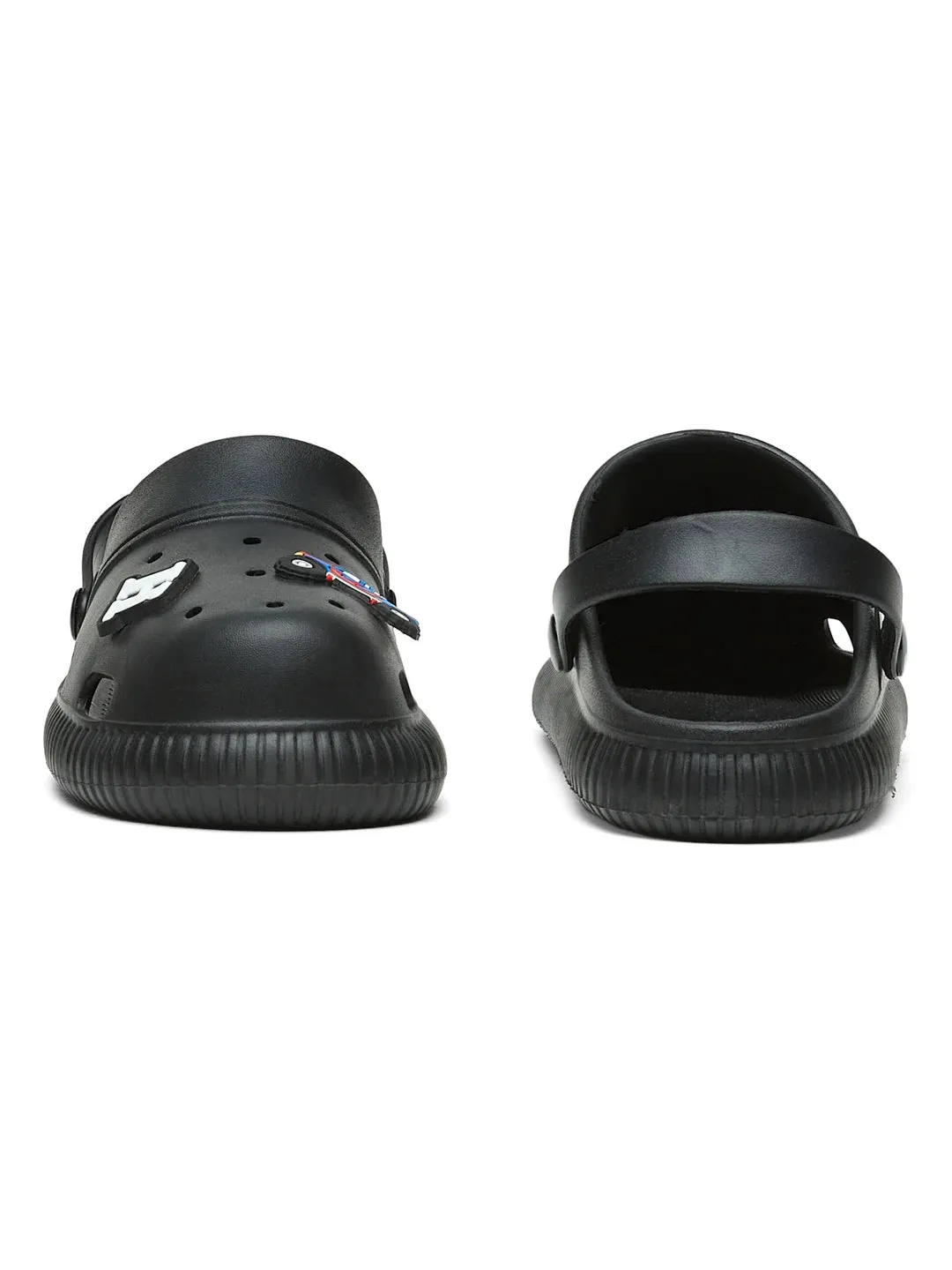GC-9002C Black Child Clogs