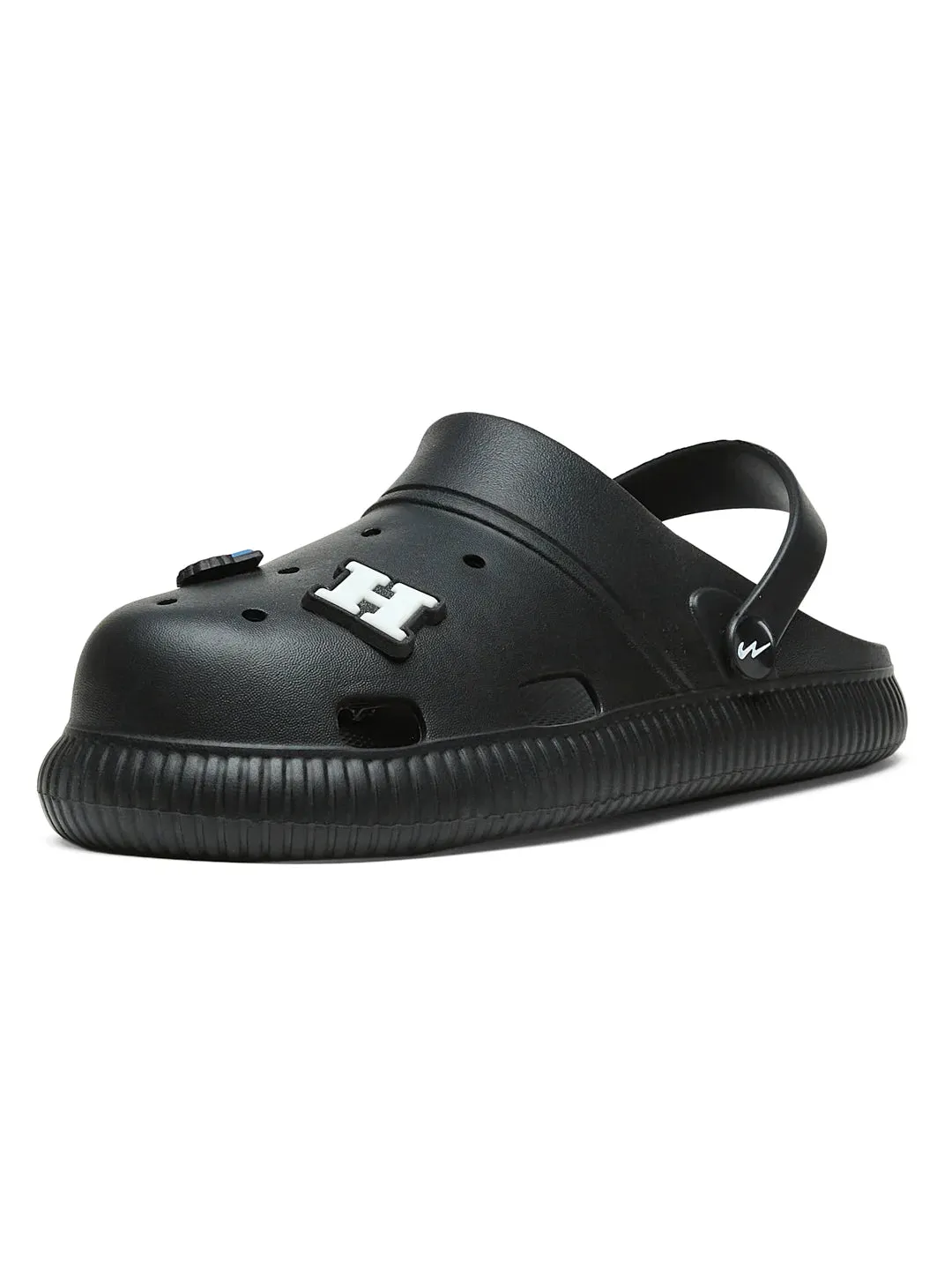 GC-9002C Black Child Clogs
