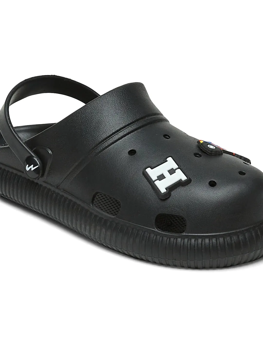GC-9002C Black Child Clogs