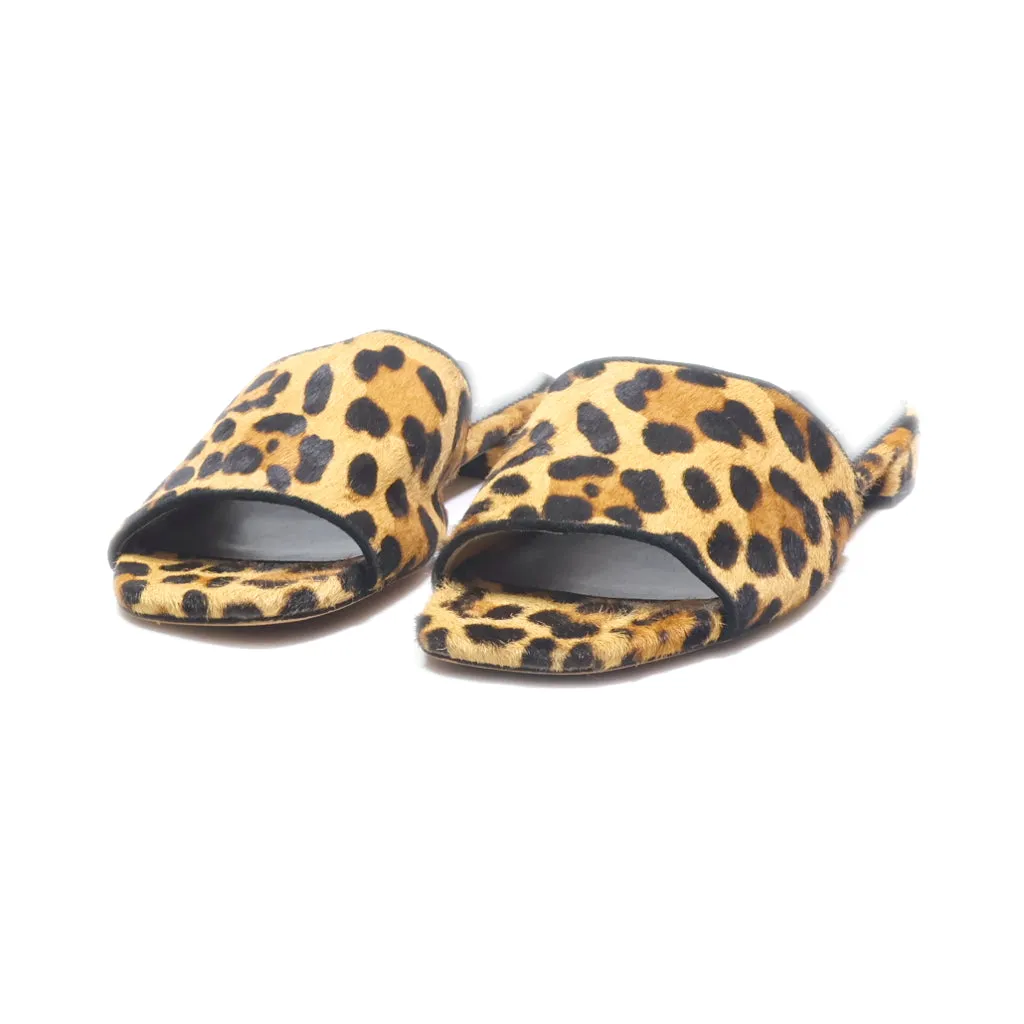 J. Crew Flat Sandals Fabric Multicolour Colour For Women
