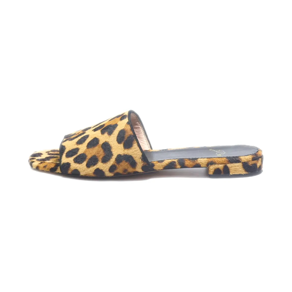 J. Crew Flat Sandals Fabric Multicolour Colour For Women