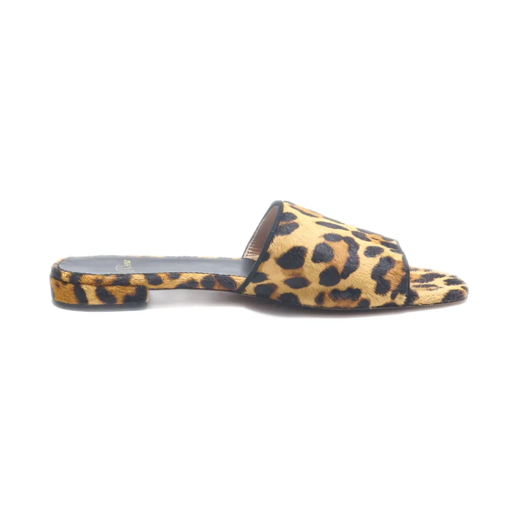J. Crew Flat Sandals Fabric Multicolour Colour For Women
