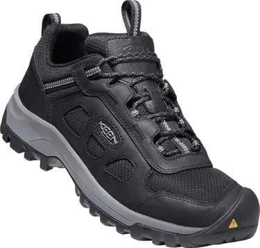 Keen Men's Basin Ridge Vent Hiking Shoes- Black/ Magnet
