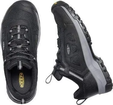 Keen Men's Basin Ridge Vent Hiking Shoes- Black/ Magnet