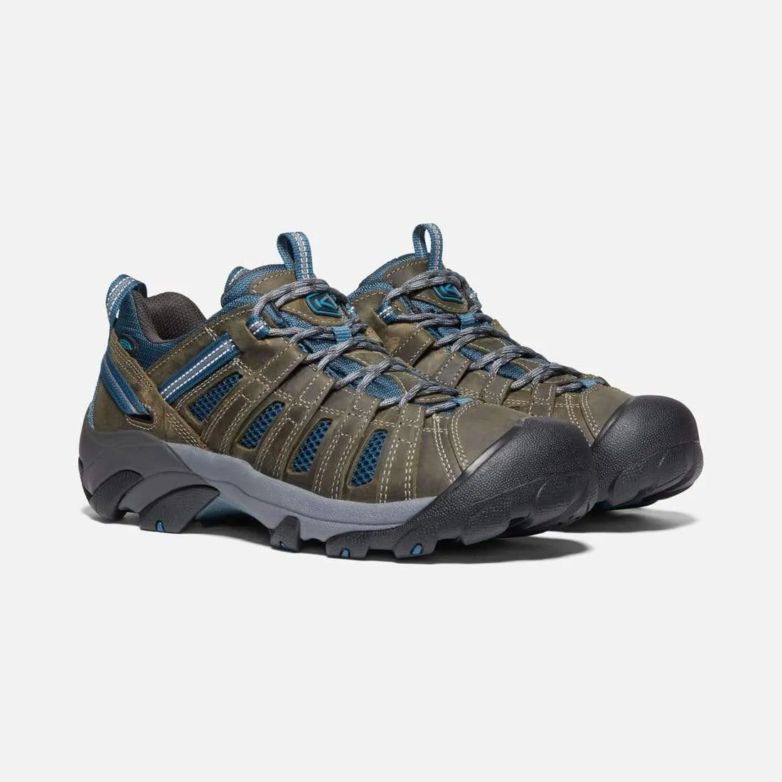 Keen Men's Voyageur Hiking Shoes- Alcatraz/ Legion Blue