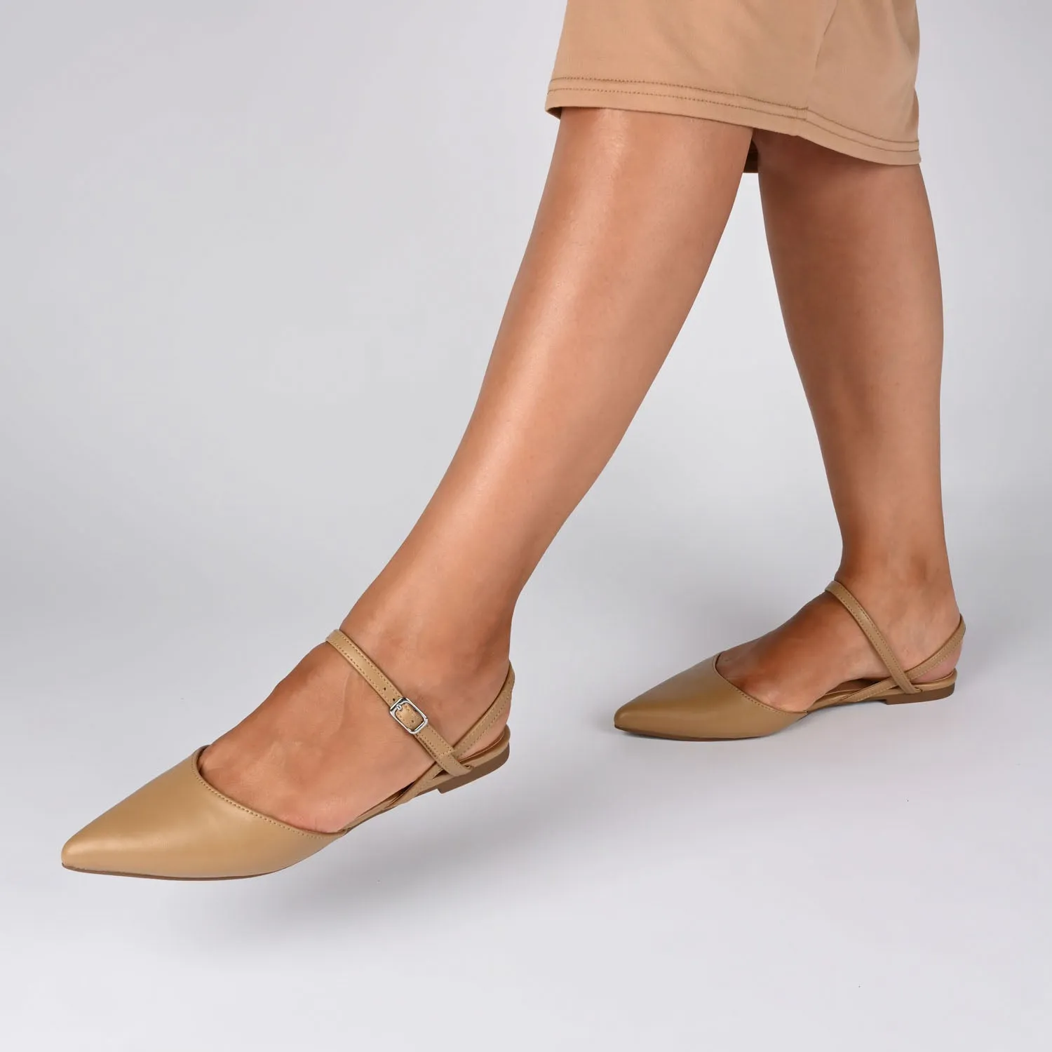 MARTINE SLINGBACK FLATS IN COOL SHADES