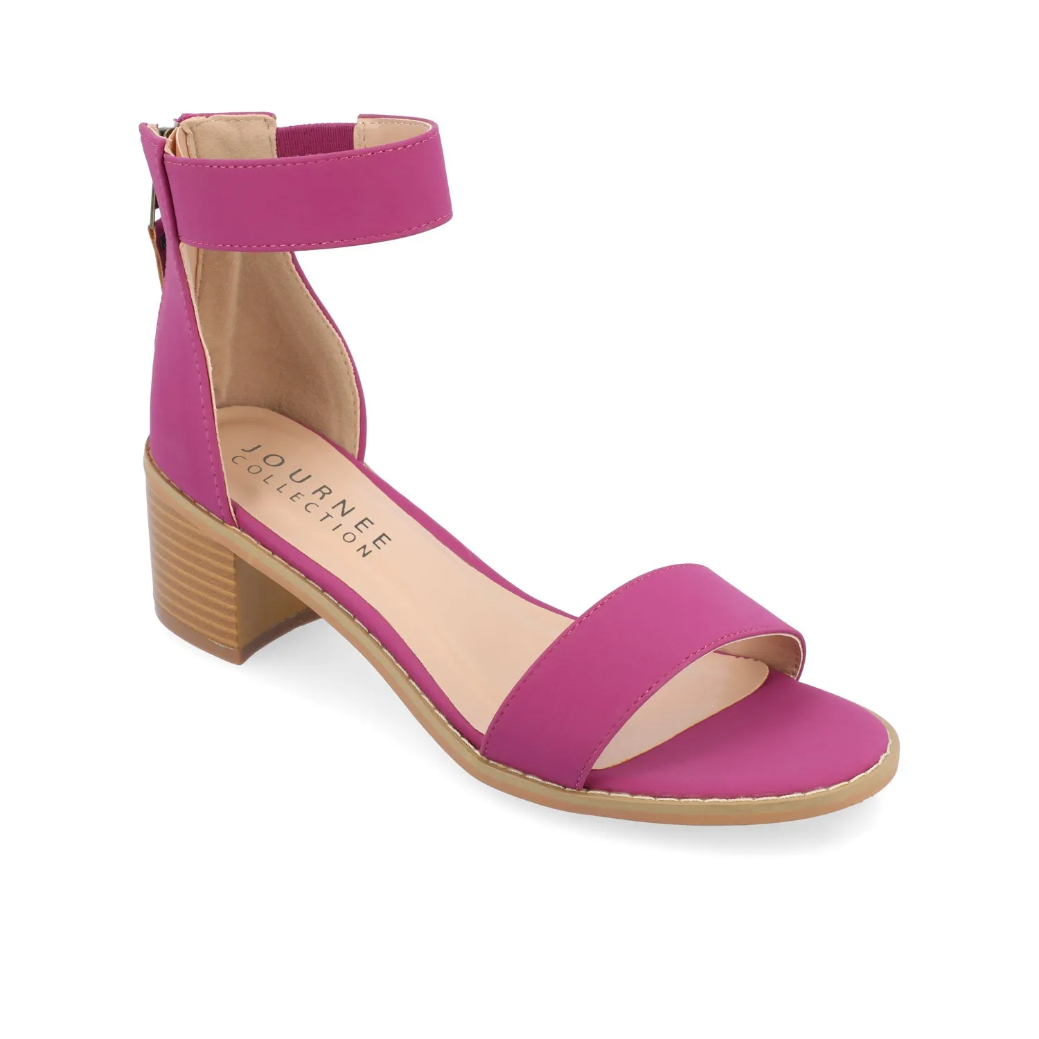PERCY STRAPPY HEELS IN FAUX LEATHER
