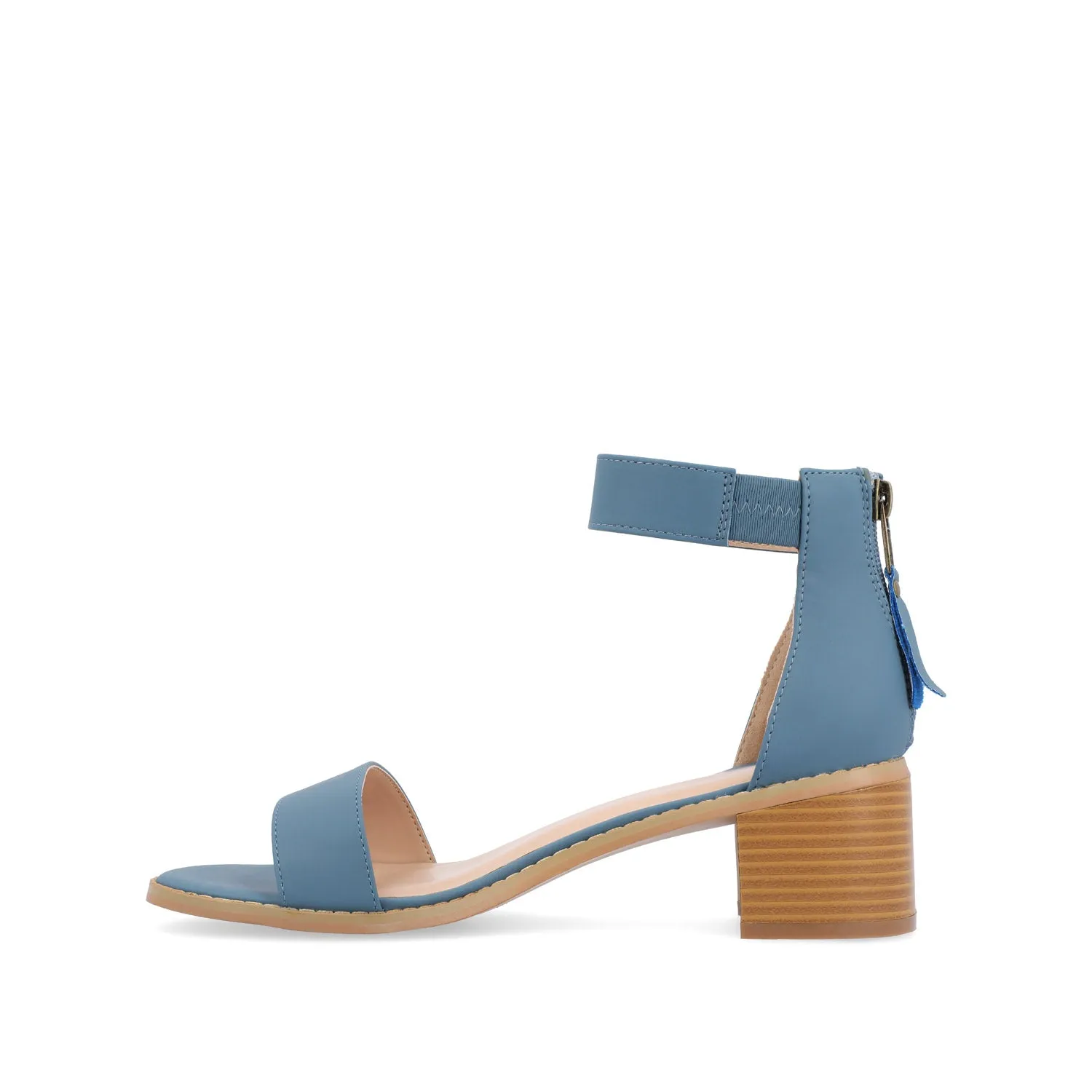PERCY STRAPPY HEELS IN FAUX LEATHER