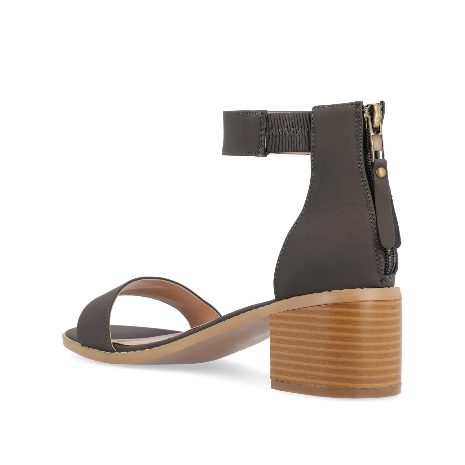PERCY STRAPPY HEELS IN FAUX LEATHER