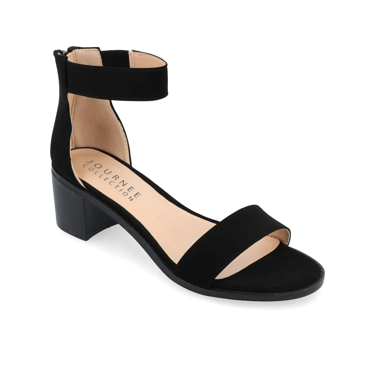 PERCY STRAPPY HEELS IN FAUX LEATHER
