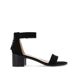 PERCY STRAPPY HEELS IN FAUX LEATHER