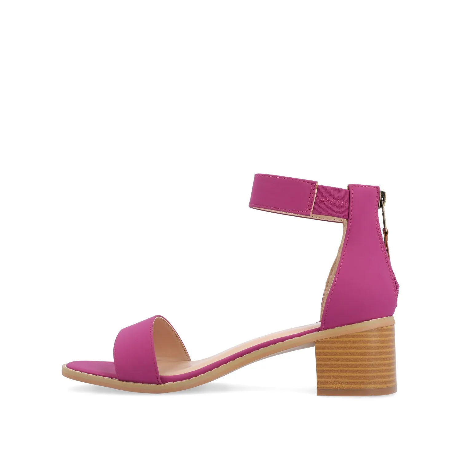PERCY STRAPPY HEELS IN FAUX LEATHER