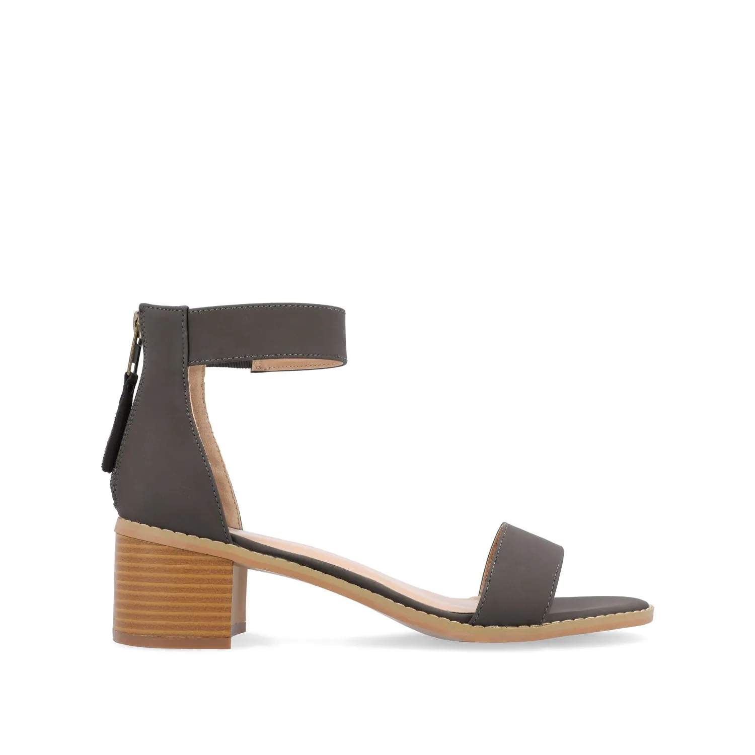 PERCY STRAPPY HEELS IN FAUX LEATHER