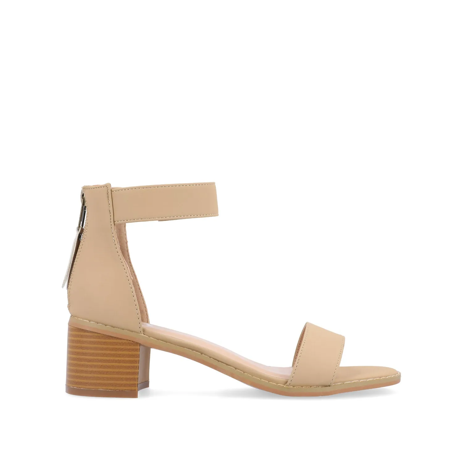 PERCY STRAPPY HEELS IN FAUX LEATHER