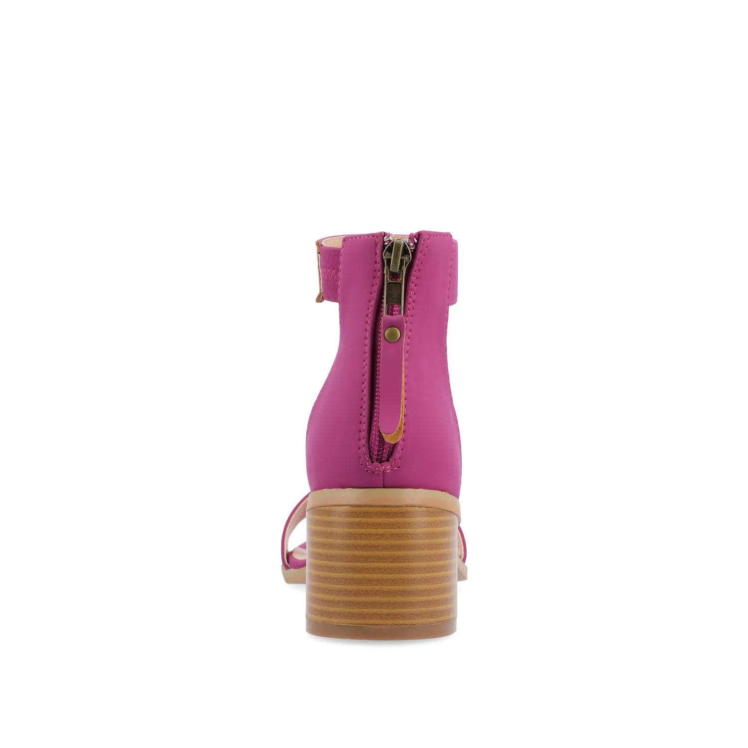 PERCY STRAPPY HEELS IN FAUX LEATHER