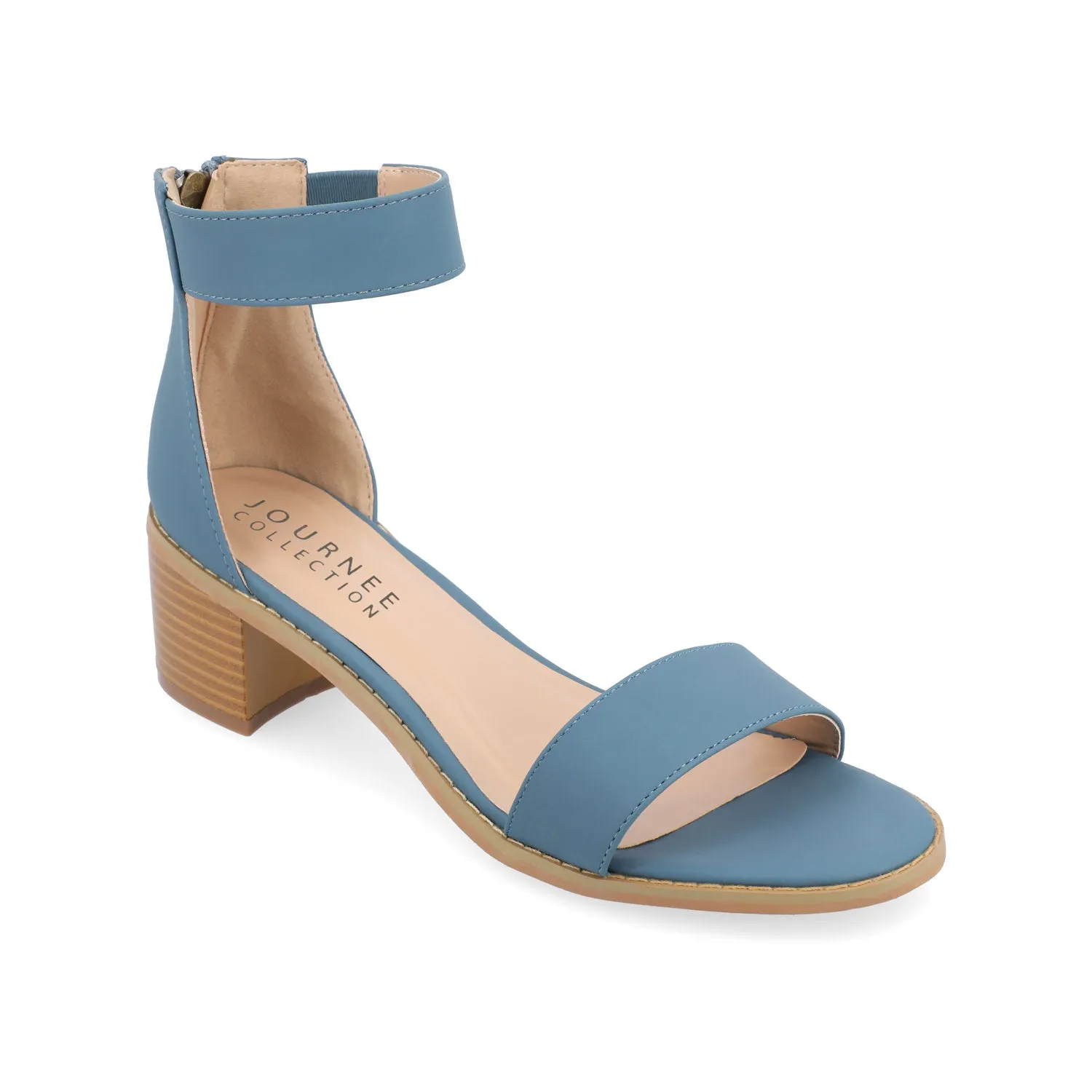 PERCY STRAPPY HEELS IN FAUX LEATHER