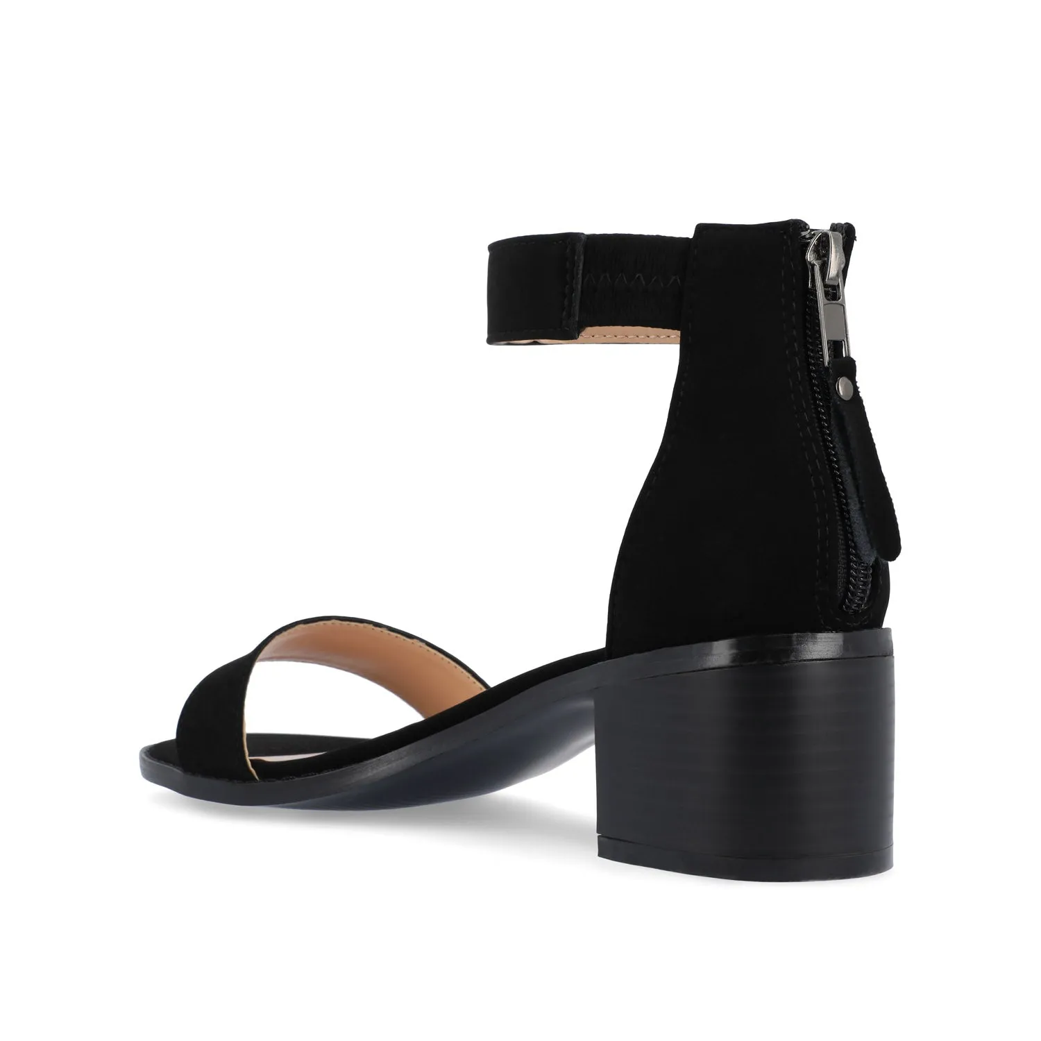 PERCY STRAPPY HEELS IN FAUX LEATHER