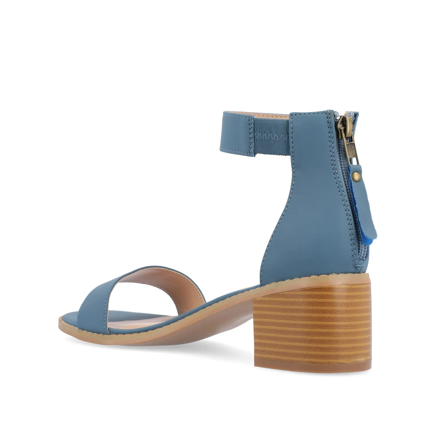 PERCY STRAPPY HEELS IN FAUX LEATHER