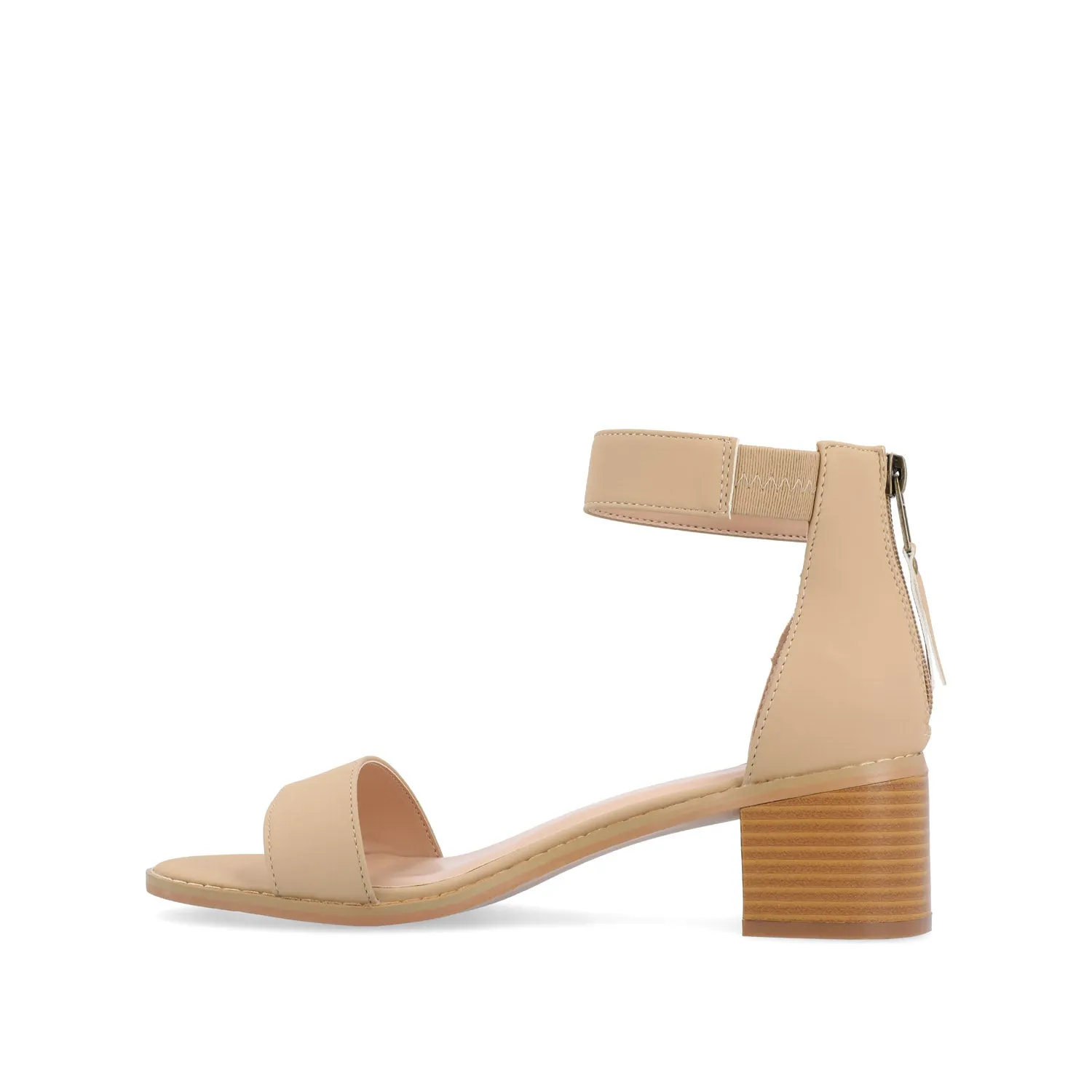 PERCY STRAPPY HEELS IN FAUX LEATHER