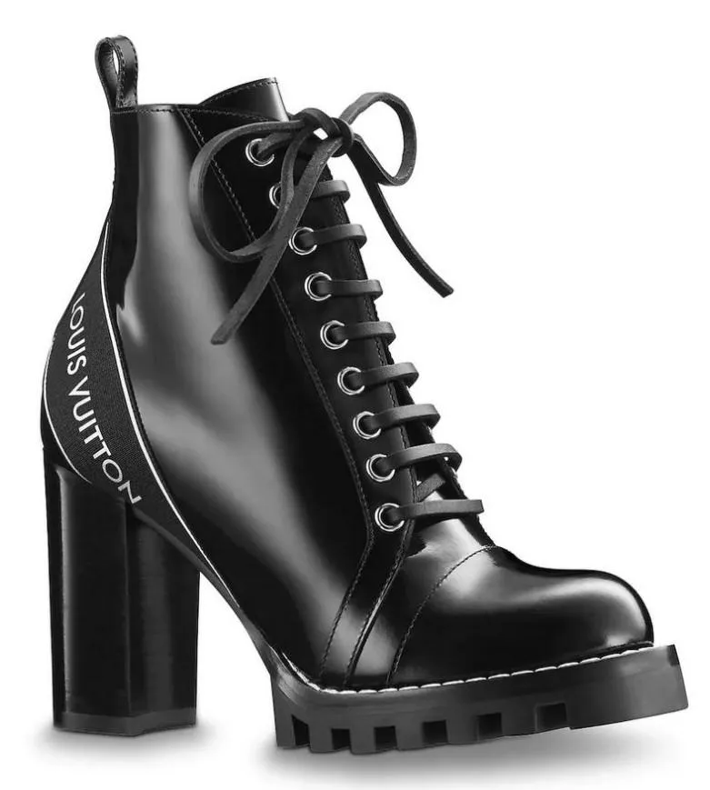 'Star Trail' Logo Ankle Boots - White or Black