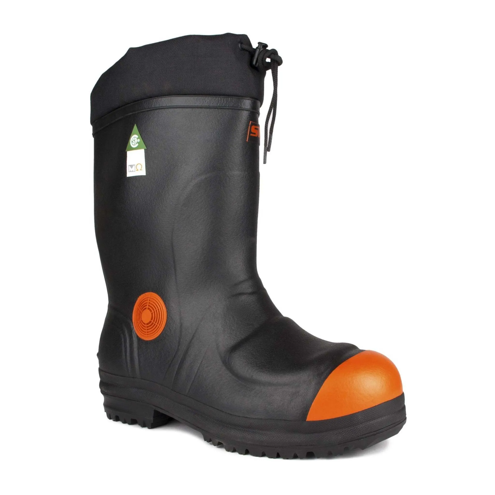 STC Men's Winter Rubber Work Boots | Cobalt CSA Approved, Natural Rubber, Steel Toe, -60°C Rated, Removable Insulated Liner, Snow Collar | Sizes 7-15