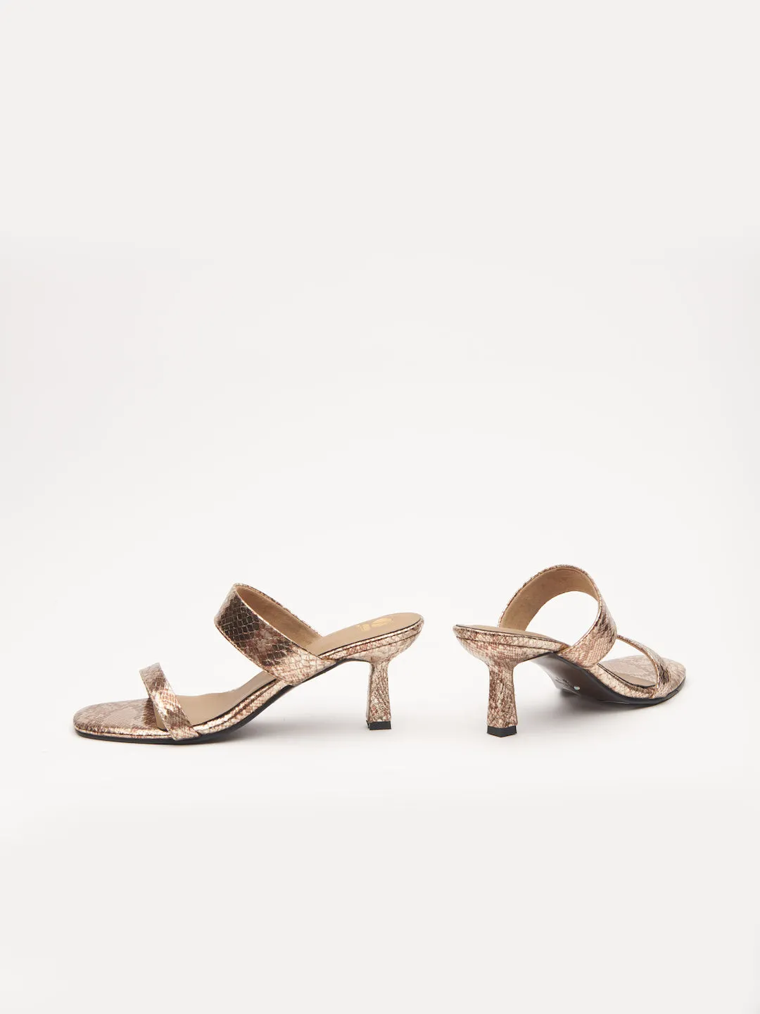 STRAPPY SNAKE HEELS