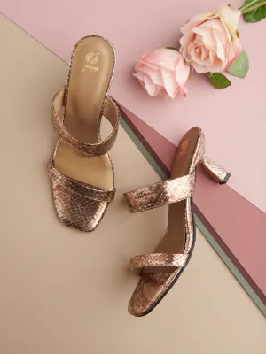 STRAPPY SNAKE HEELS