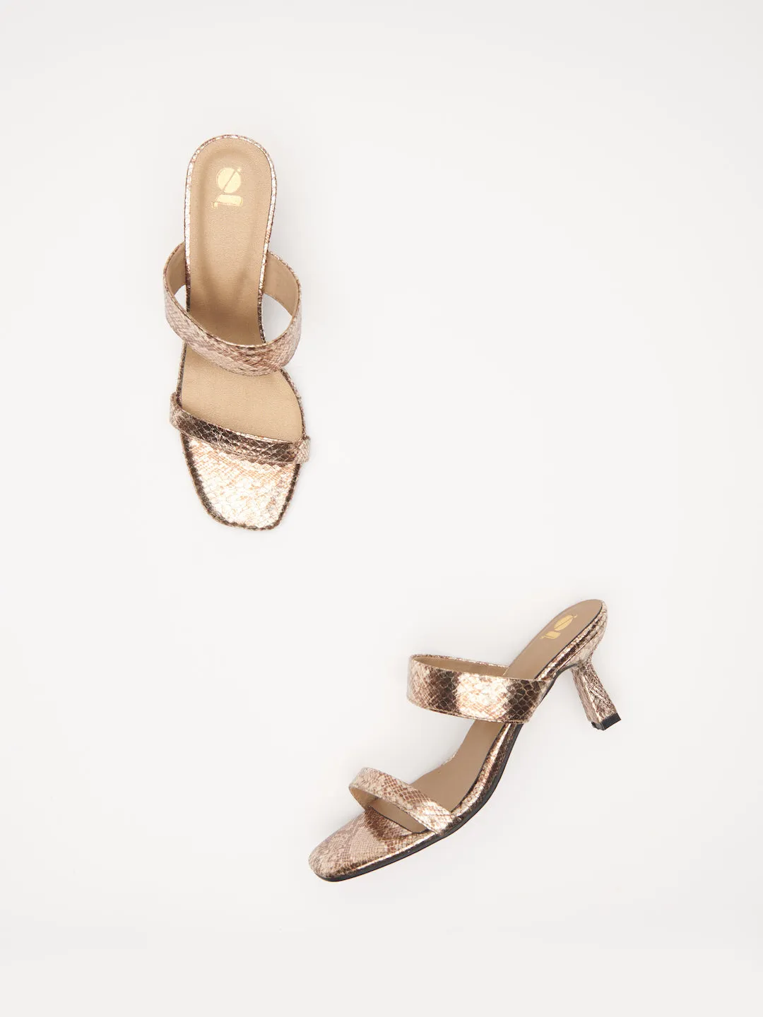 STRAPPY SNAKE HEELS