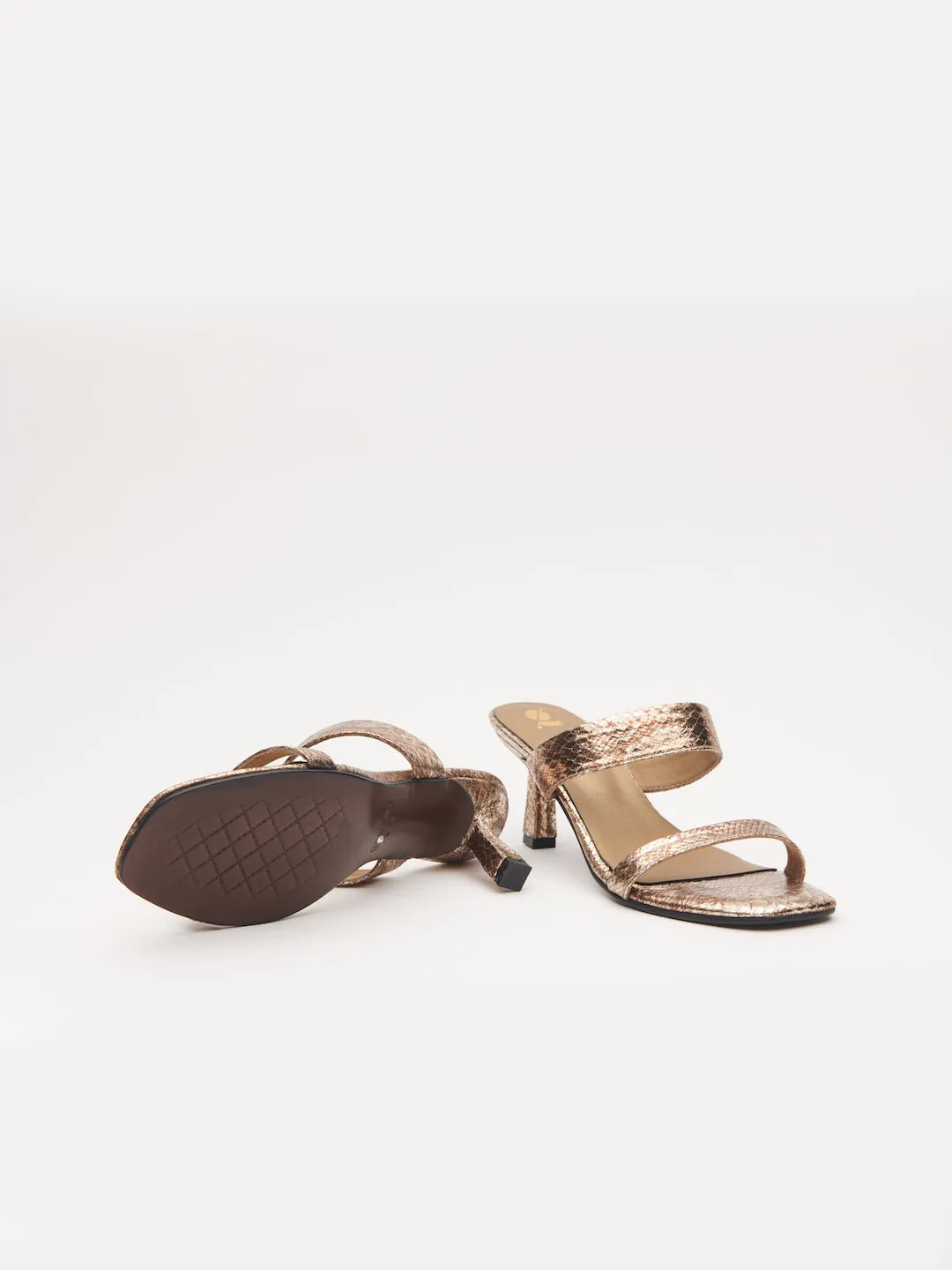 STRAPPY SNAKE HEELS