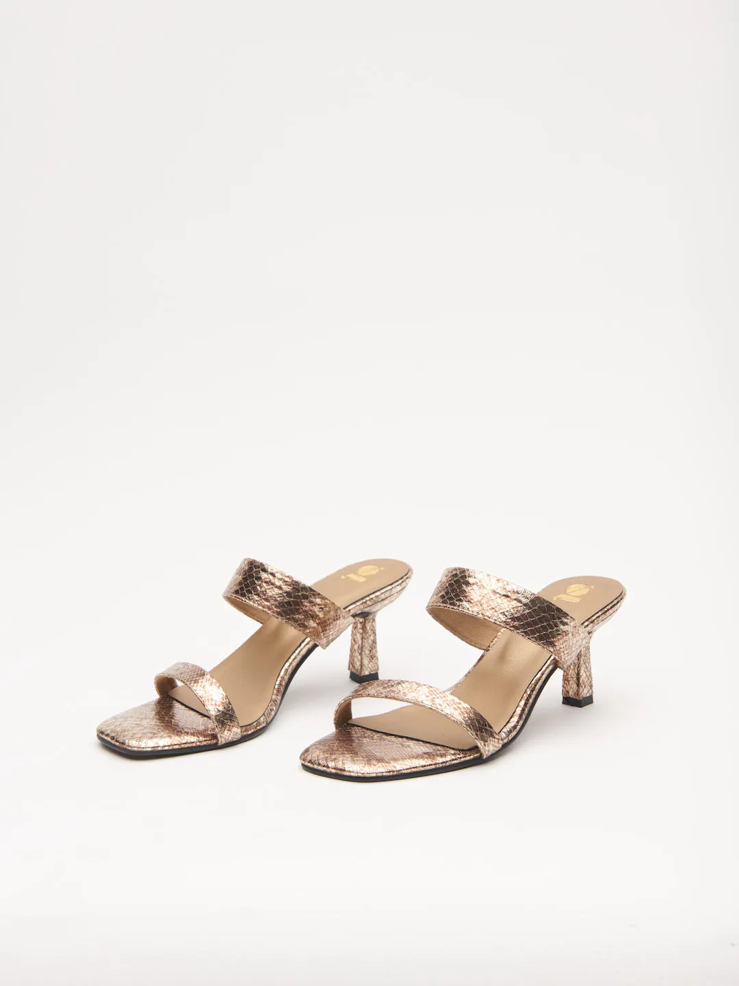STRAPPY SNAKE HEELS
