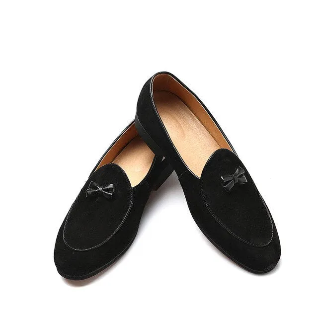 Suede Leather Men's Fashion Slip On Loafer Shoes