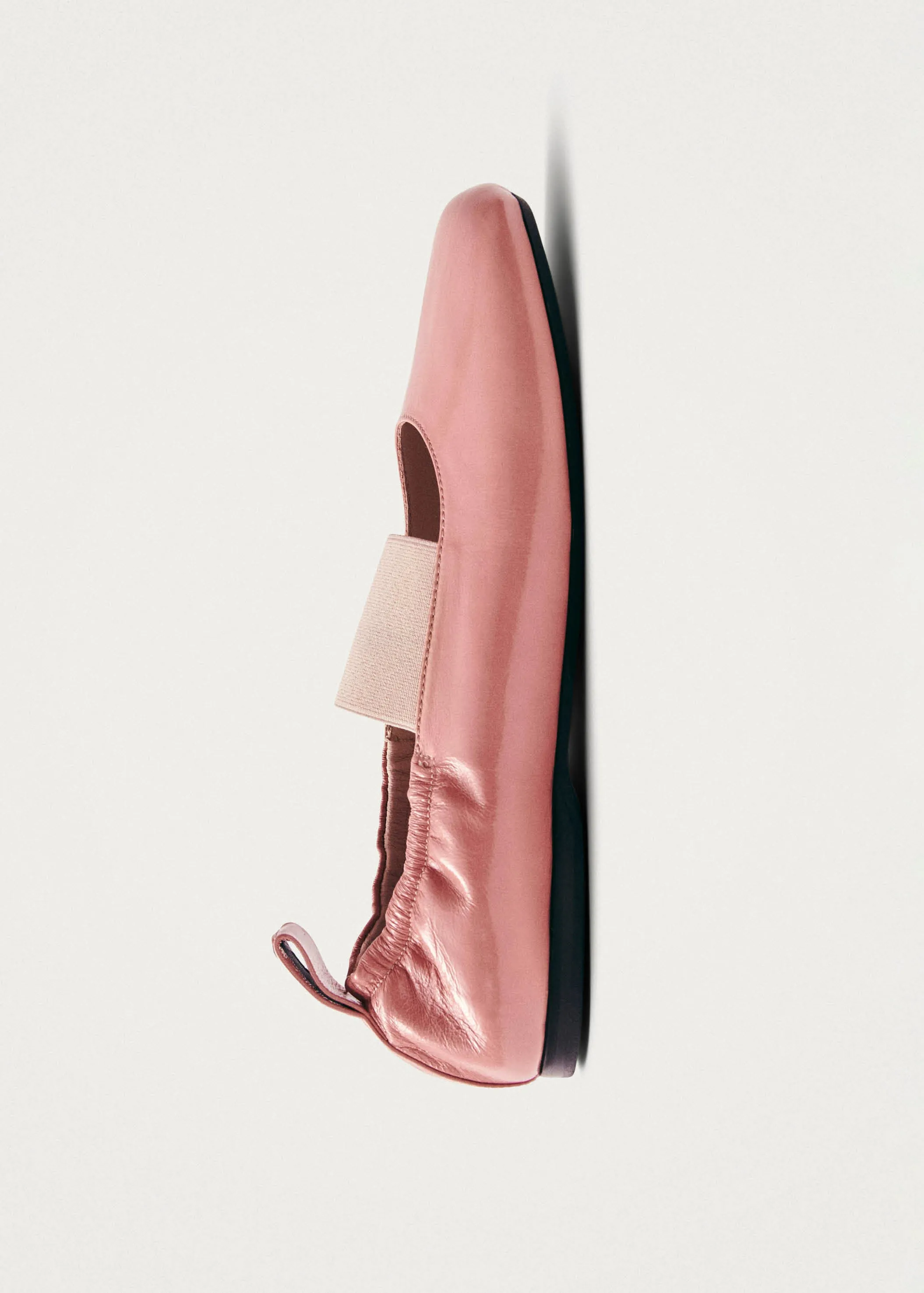 Sutton Onix Pink Leather Ballet Flats