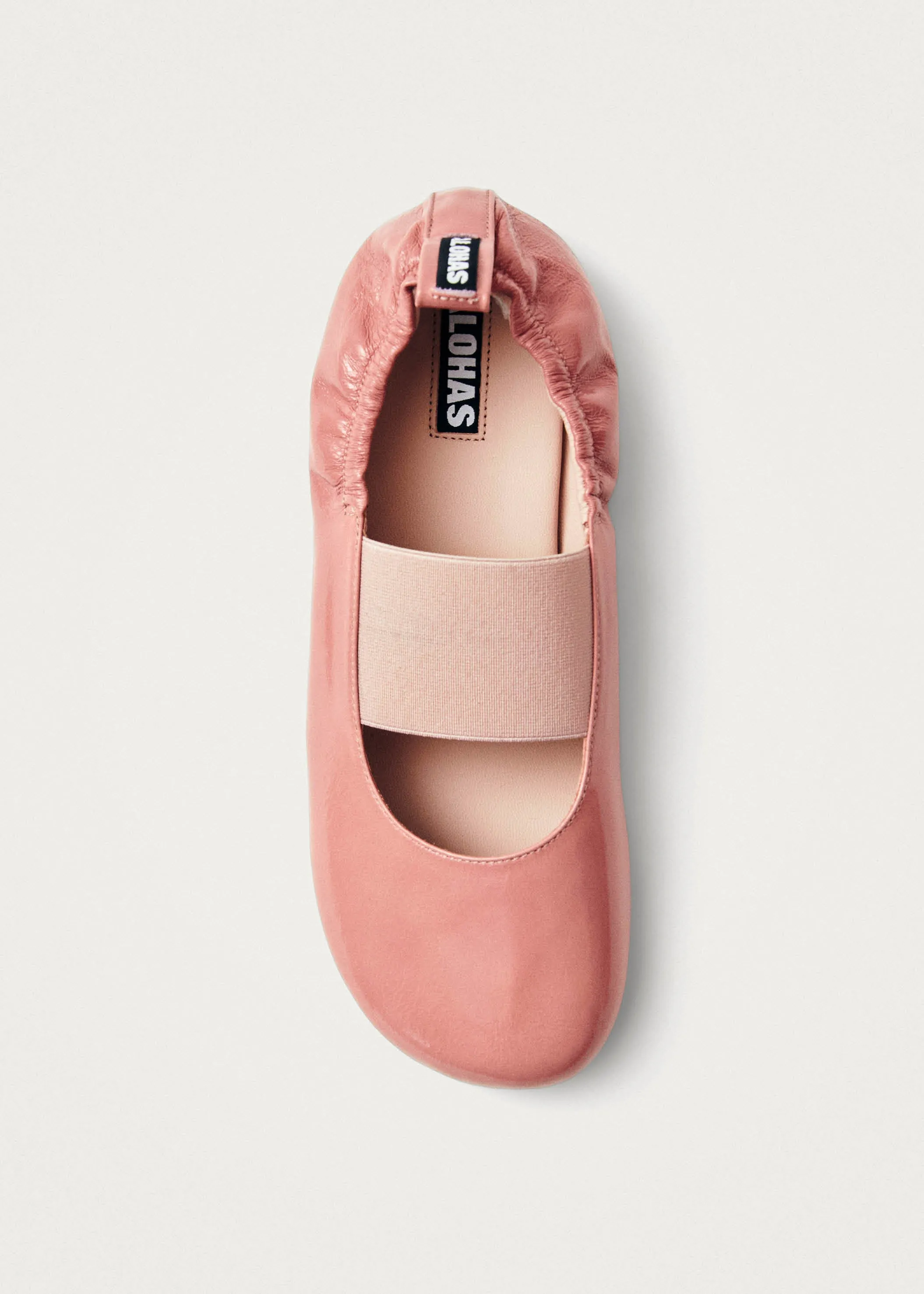 Sutton Onix Pink Leather Ballet Flats