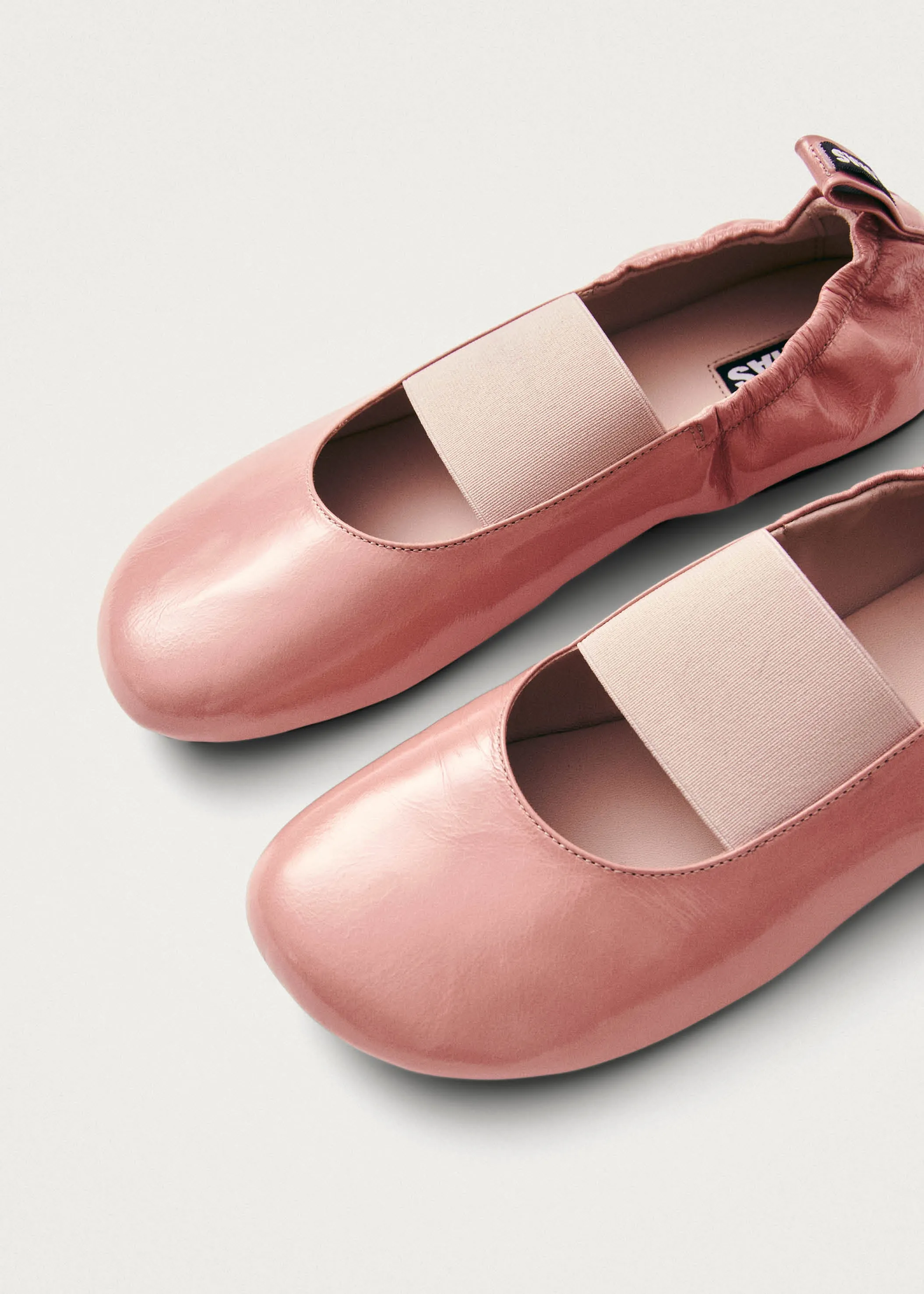 Sutton Onix Pink Leather Ballet Flats