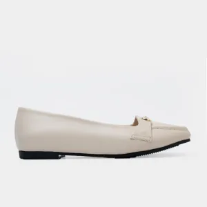 Tanner Ballet Flats (Beige)